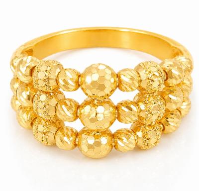 Merchant9 Cincin Emas Boba Disco 3 Layer L:1.2CM