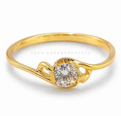 Merchant9 Cincin Emas Permata 6407 solitaire