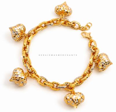 Merchant9 Rantai Tangan Sauh Dimensi Gantung Love 2C L:0.6CM