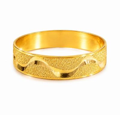 Merchant9 Cincin Emas Belah Rotan Wave L:0.45CM