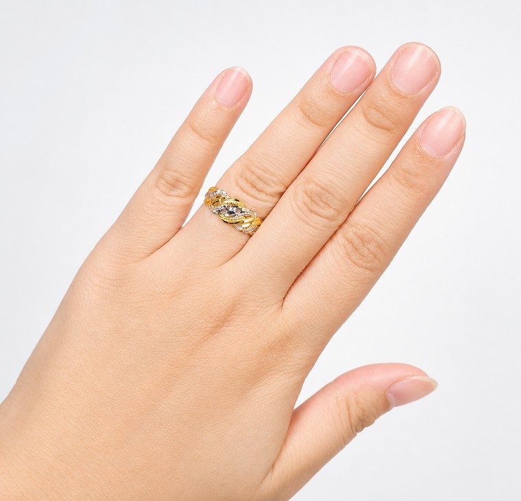 Merchant9 Cincin Emas Coco Dimensi Dot 2C L:0.75CM