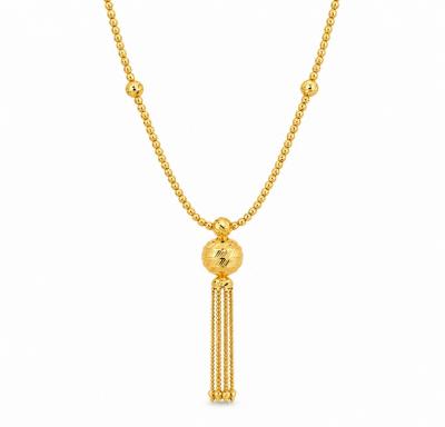 Merchant9 Rantai Leher THURAYA Choker Candy Dimensi Torpedo Boba Fringe
