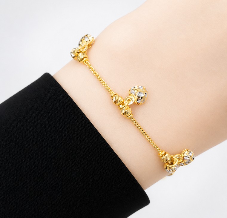Merchant9 Rantai Tangan Mesin Box Candy Dot Gantung Love 2C