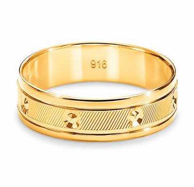 Merchant9 Cincin Emas Belah Rotan Dot Line