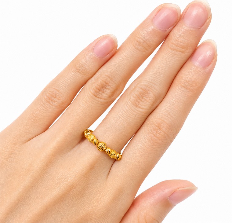 Merchant9 Cincin Emas Boba Disco L:0.4CM