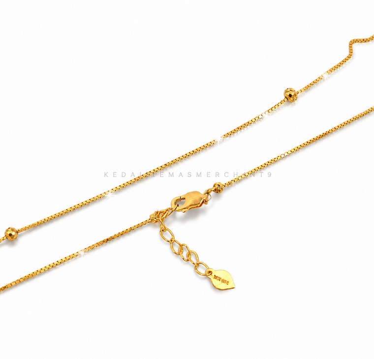 Merchant9 Rantai Leher Box Chain Candy Honeycomb Rhombus