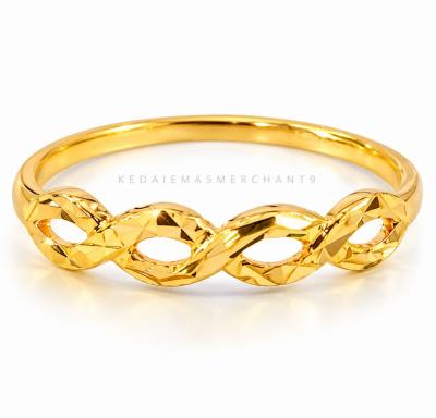 Merchant9 Cincin Emas Infinity Dimensi L:0.3CM
