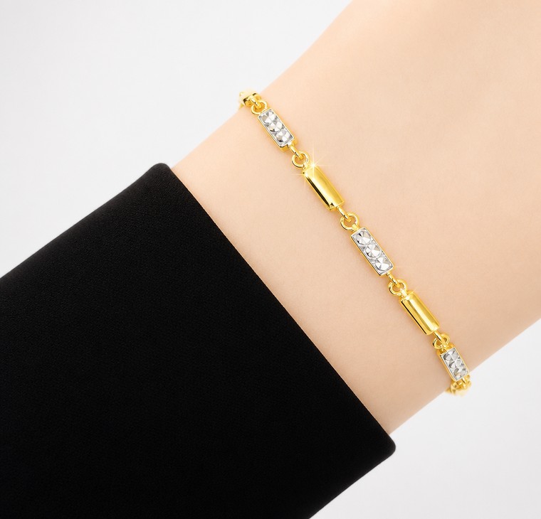Merchant9 Rantai Tangan LAYLA Choker Sauh Bamboo 2C L:0.2CM