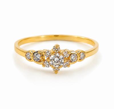 Merchant9 Cincin Emas Permata 6146 bunga