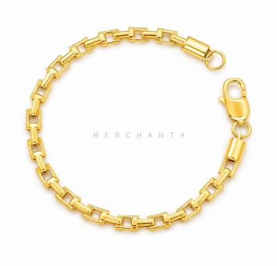 Merchant9 Rantai Tangan Sauh Petak L:0.4CM