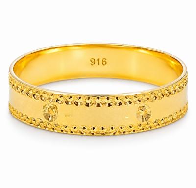 Merchant9 Cincin Emas Belah Rotan Plain Dot