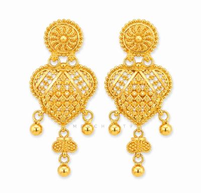 Merchant9 Subang Skrew THURAYA Love Rosette Dangle