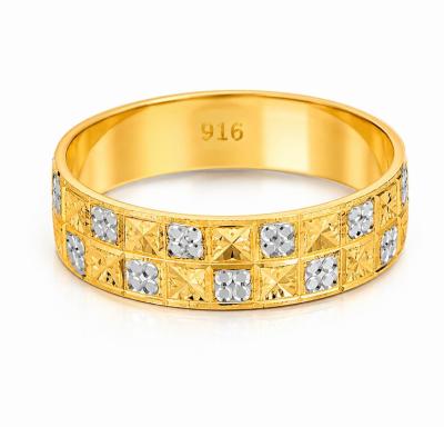Merchant9 Cincin Emas Belah Rotan Mosaic Siput 2C L:0.5CM