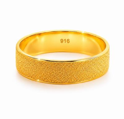 Merchant9 Cincin Emas Belah Rotan Pasir L:0.45CM