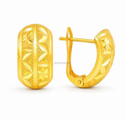 Merchant9 Subang Klip Leaf Star Pasir L:0.65CM