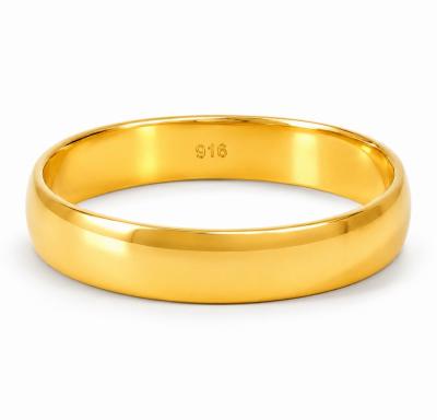 Merchant9 Cincin Emas Belah Rotan LOTR Padu L:0.4CM