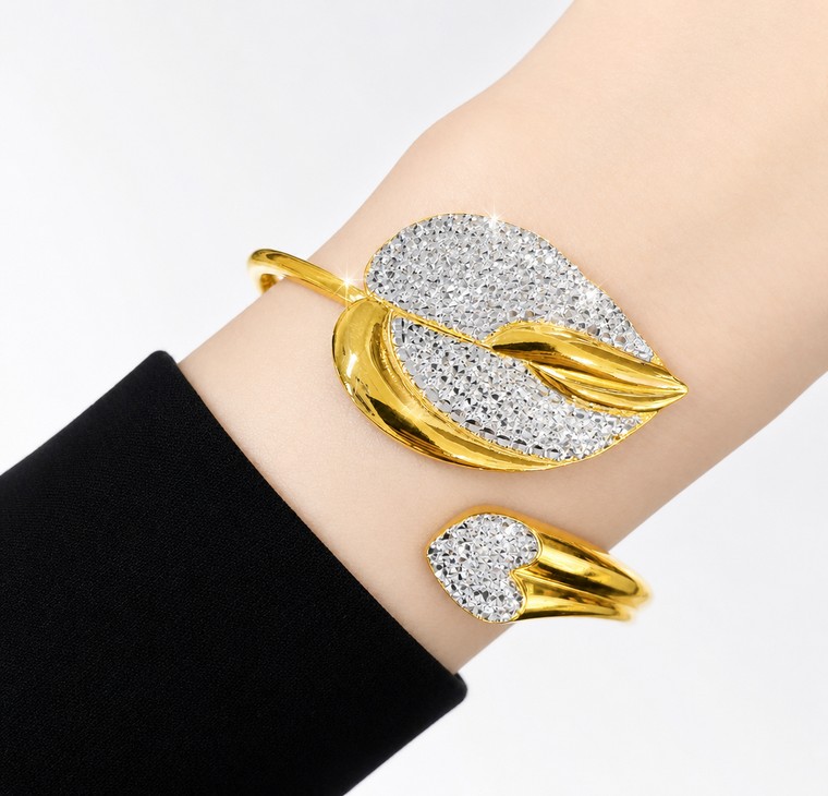 Merchant9 Gelang Aureleaf Love Diamond Cut 2C