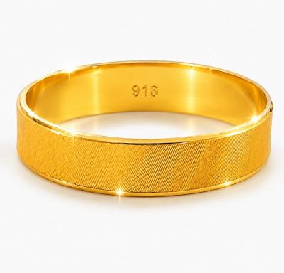 Merchant9 Cincin Emas Belah Rotan Illusion Stripe