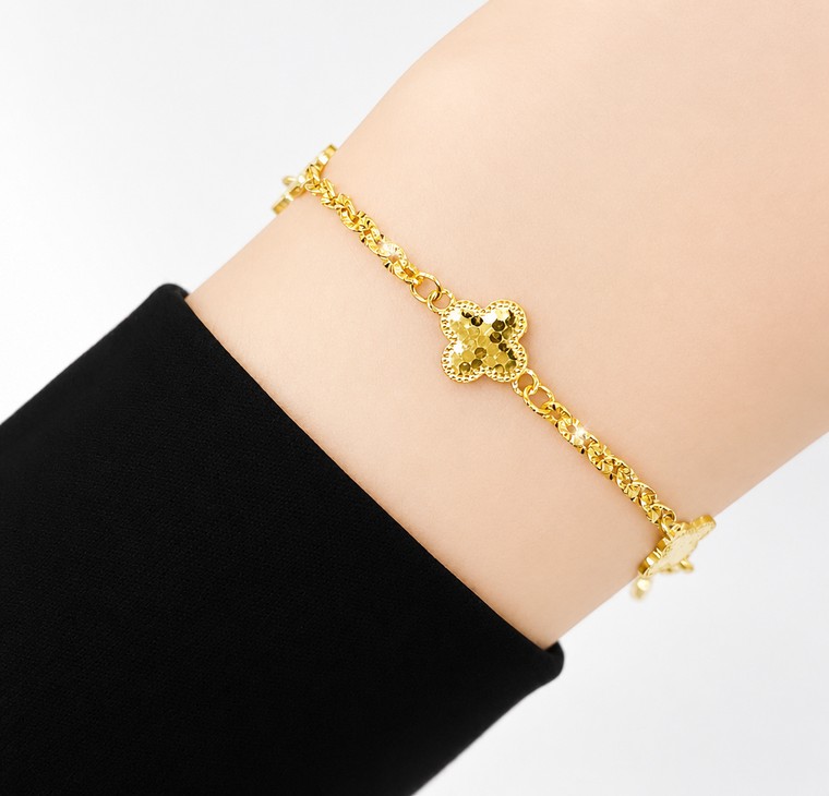 Merchant9 Rantai Tangan Choker Polo Honeycomb VC L:0.2CM