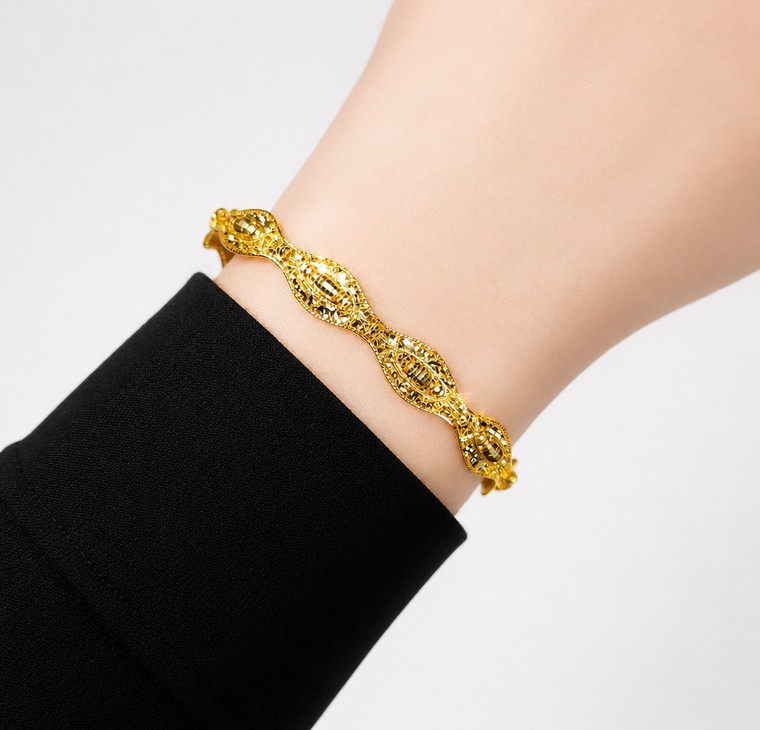 Merchant9 Gelang ELORA Infinite Curve Leona L:0.8CM