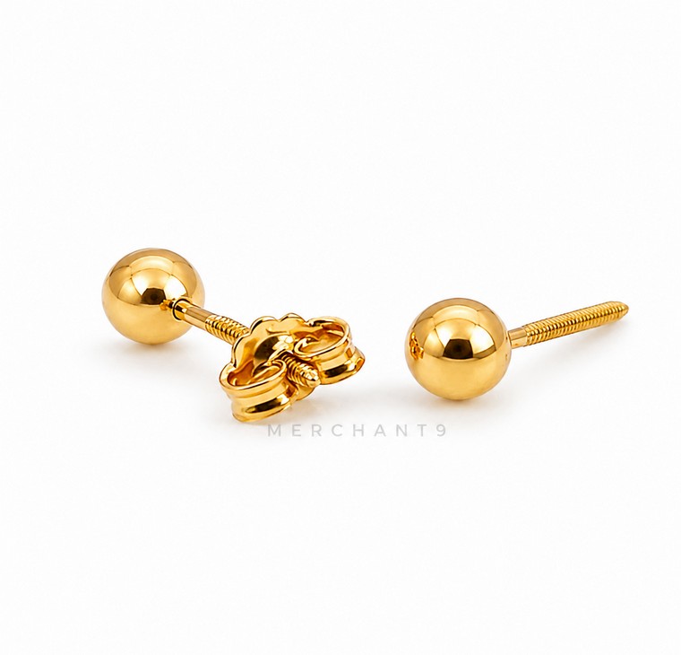 Merchant9 Subang Skrew Lolipop Polish L:0.35CM