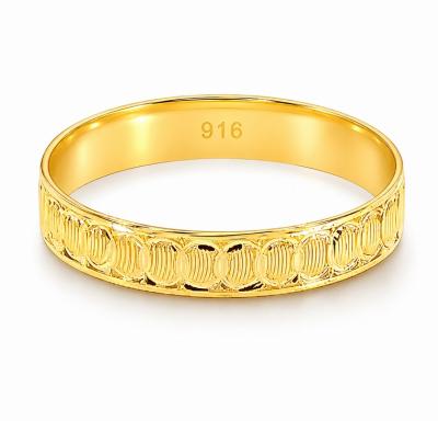 Merchant9 Cincin Emas Belah Rotan Circle Axis L:0.35CM