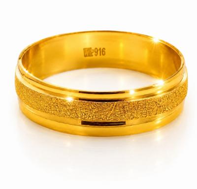 Merchant9 Cincin Emas Belah Rotan Line Pasir Mosaic L:0.5CM