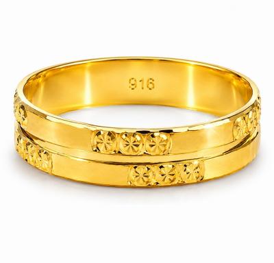 Merchant9 Cincin Emas Belah Rotan Star Rou L:0.5CM