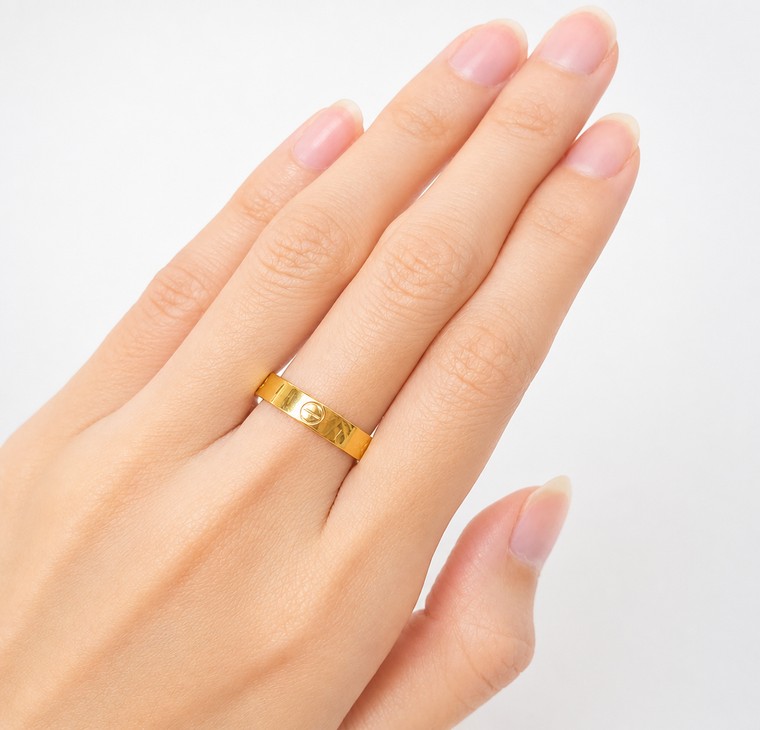 Merchant9 Cincin Emas Belah Rotan Ctier L:0.4CM