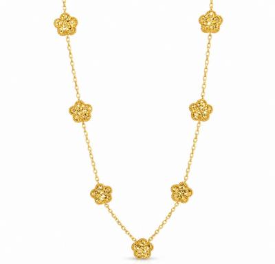 Merchant9 Rantai Leher Sauh SAKURA FLOWER Leona - 7 Bunga