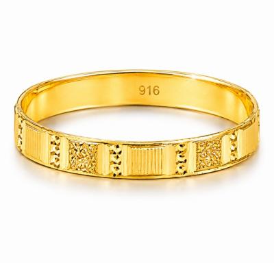 Merchant9 Cincin Emas Belah Rotan Dot Dot Chess L:0.25CM