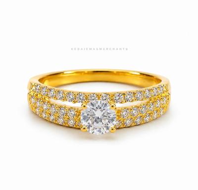 Merchant9 Cincin Emas Permata 6148 3 layer