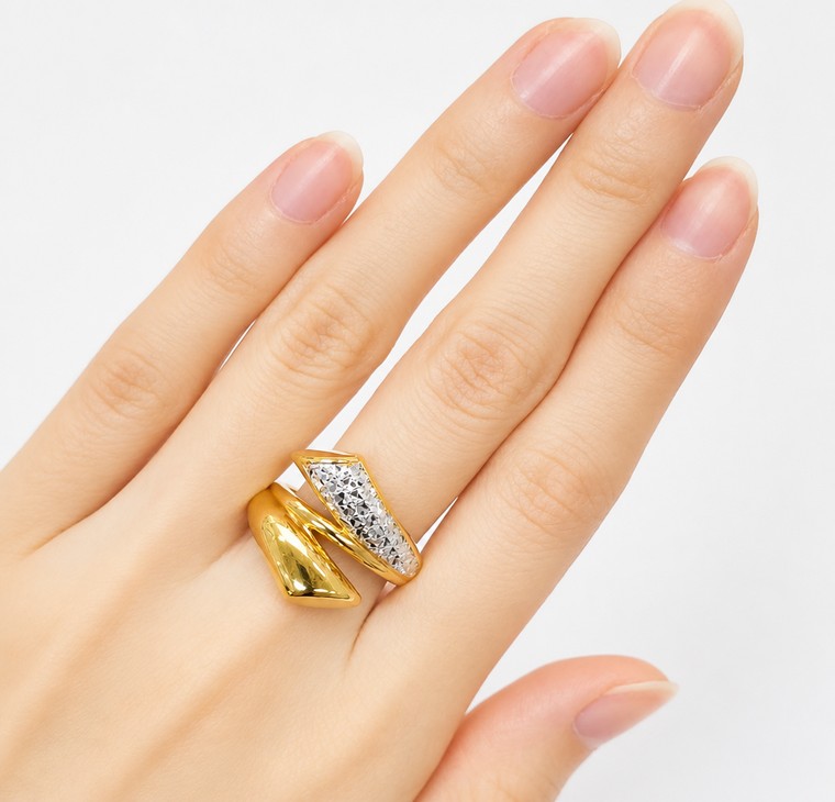 Merchant9 Cincin Emas Lintah Diamond Cut 2C