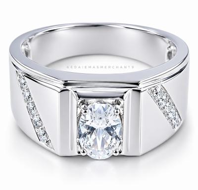 Merchant9 Cincin Perak Batu Putih Laksamana CPWHMS
