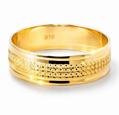 Merchant9 Cincin Emas Belah Rotan Dot L:0.5CM