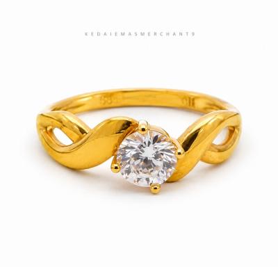 Merchant9 Cincin Emas Permata Cera 9035