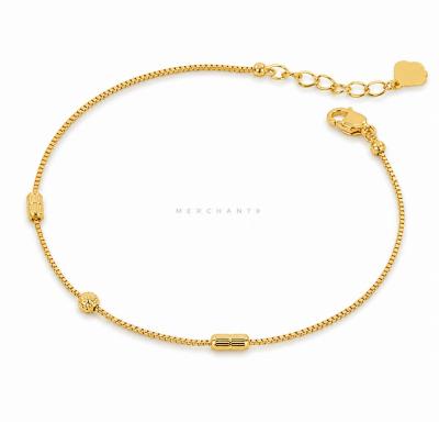 Merchant9 Rantai Tangan THURAYA Box Chain Cylinder Candy Dimensi L:0.25CM