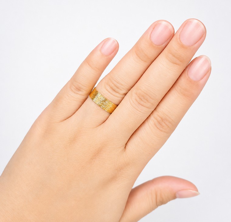 Merchant9 Cincin Emas Elora Rope L:0.65CM