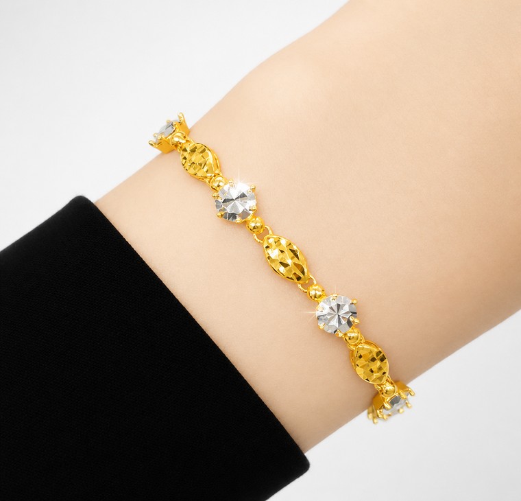 Merchant9 Rantai Tangan Cekmek LOUISE Diamond Cut L:0.5CM