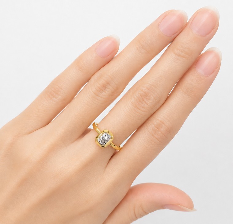 Merchant9 Cincin Emas NOVA Ice Cut Octelle 2C L:0.75CM