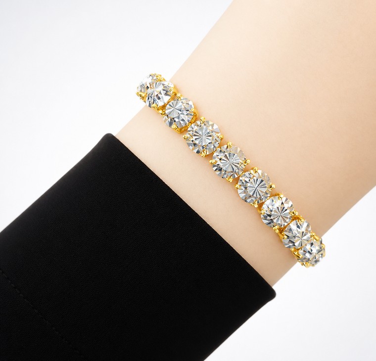 Merchant9 Rantai Tangan LOUISE Diamond Cut L:0.6CM