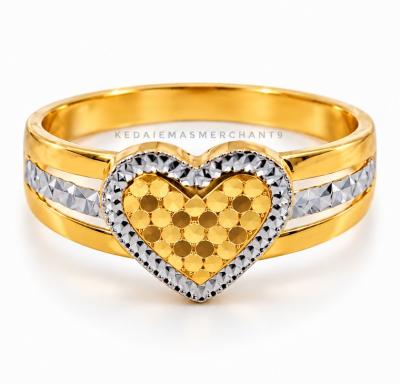 Merchant9 Cincin Emas 3 Layer Honeylove 2C L:0.9CM