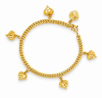 Merchant9 Rantai Tangan Puteri Padu Gantung Love L:0.4CM