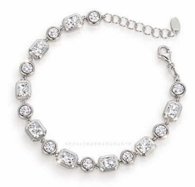 Merchant9 Rantai Tangan NOVA Ice Cut Circle Octelle Chrome L:0.6CM