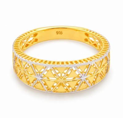 Merchant9 Cincin Emas Lintah Pyramid 2C L:0.8CM