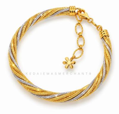 Merchant9 Rantai Tangan Candy Italian Twist 2C L:0.4CM