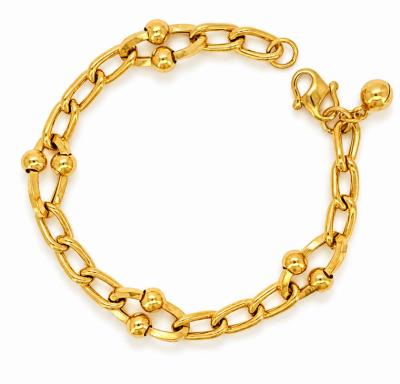 Merchant9 Rantai Tangan Paperclip Twist Pearl L:0.8CM