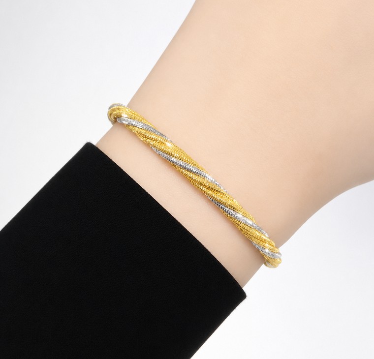 Merchant9 Rantai Tangan Candy Italian Twist 2C L:0.4CM