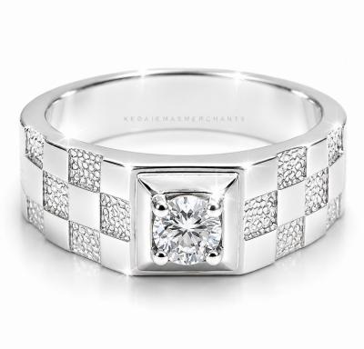 Merchant9 Cincin Perak Varel Batu Putih