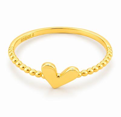 Merchant9 Cincin Emas Minimalist Love Polish L:0.5CM